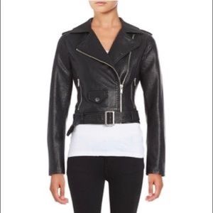 Design Lab Faux Leather Jacket